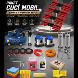 Paket Usaha Cuci Mobil 4 Hidrolik H Full – Quad Heavy Duty Pro