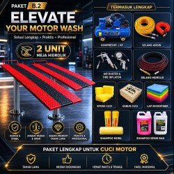 Paket Usaha Cuci Motor 2 Hidrolik Profesional