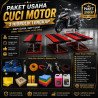 Paket Usaha Cuci Motor 3 Hidrolik Skala Menengah