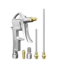Air Blow Gun Kompresor DG-10 dengan nozzle panjang dan pendek, alat pembersih debu pneumatik berkualitas tinggi